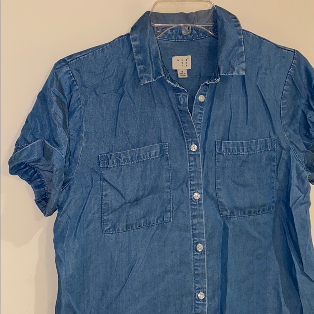 Denim button down - Picture 2 of 2